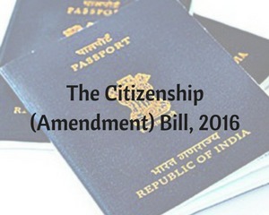 The Citizenship (Amendment) Bill 2016